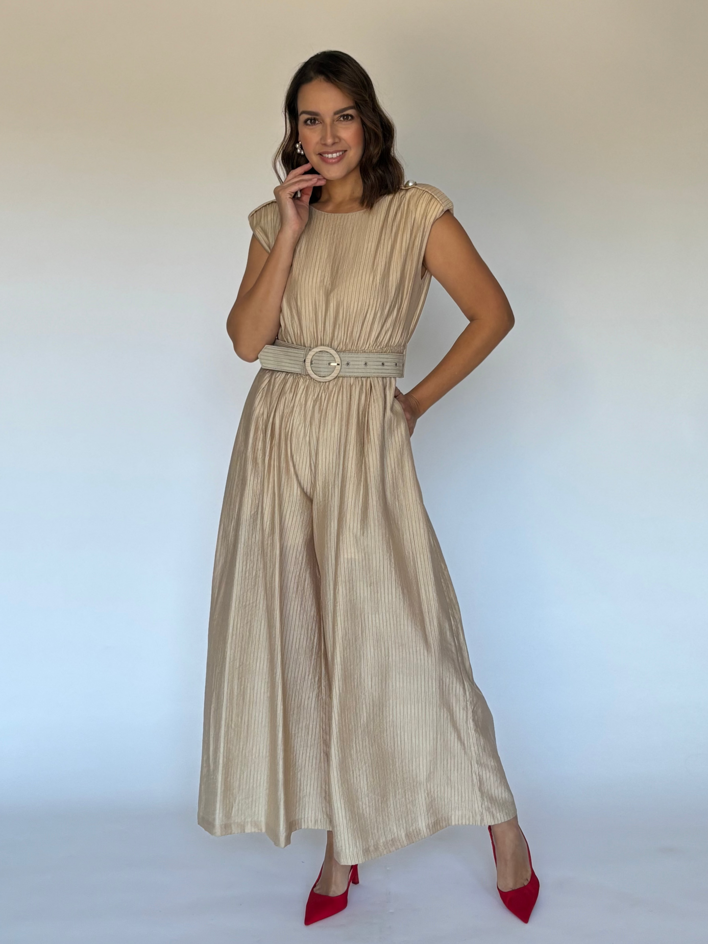 JUMPSUIT BEIGE M5828