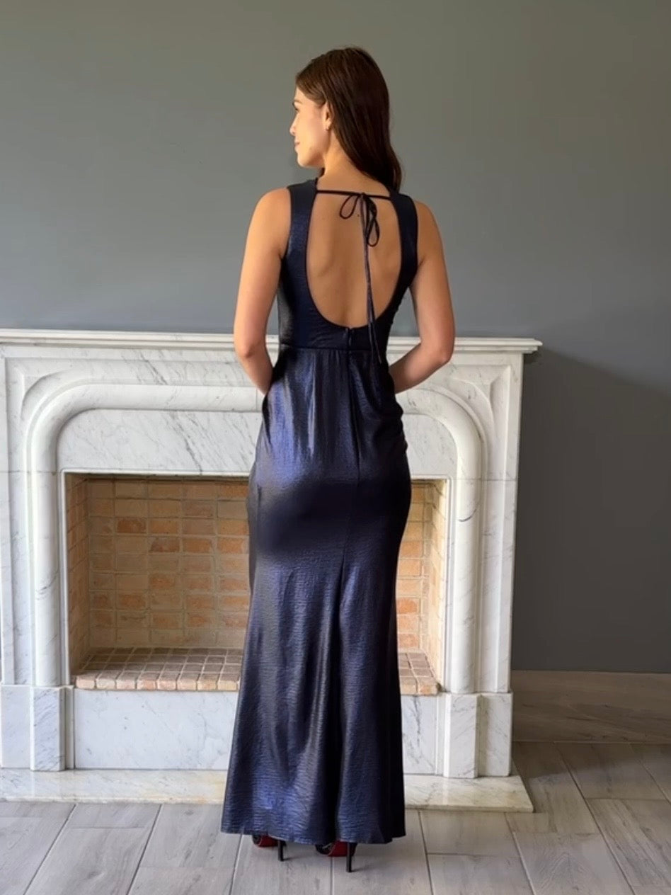 VESTIDO AZUL F23004