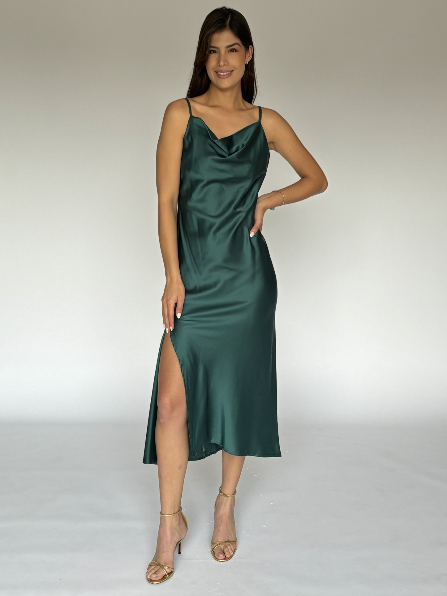 VESTIDO VERDE Y2917