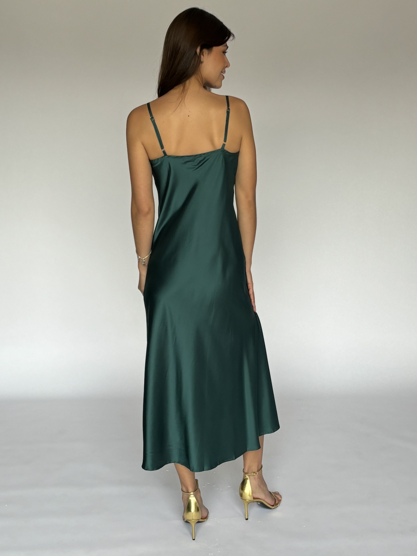 VESTIDO VERDE Y2917