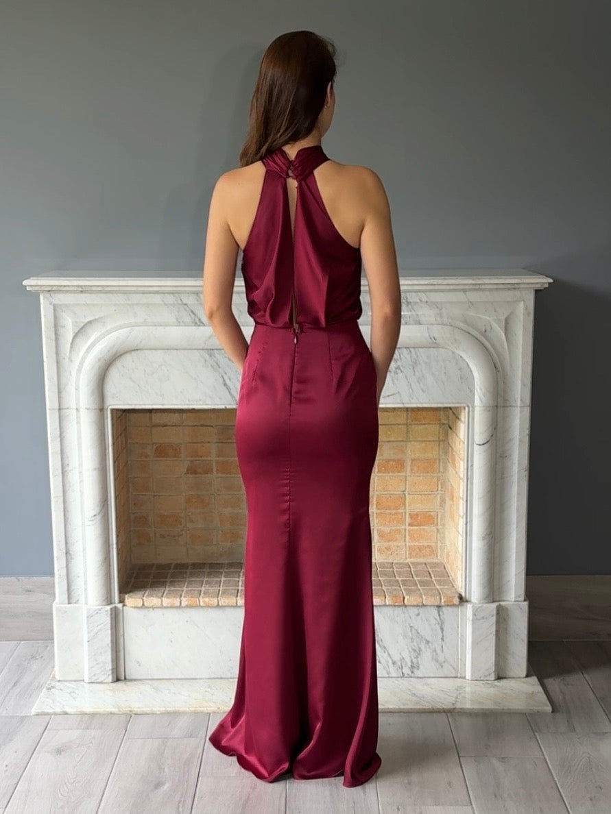 VESTIDO LARGO TINTO M2277