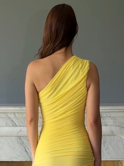 VESTIDO AMARILLO 5535