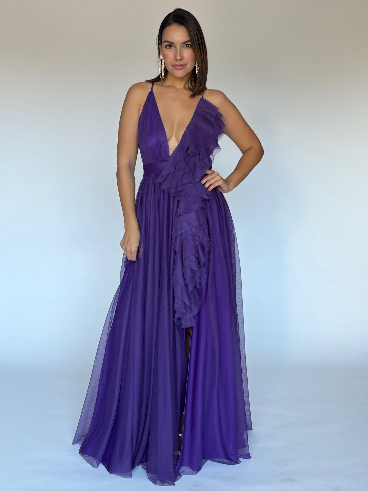 VESTIDO MORADO 507827