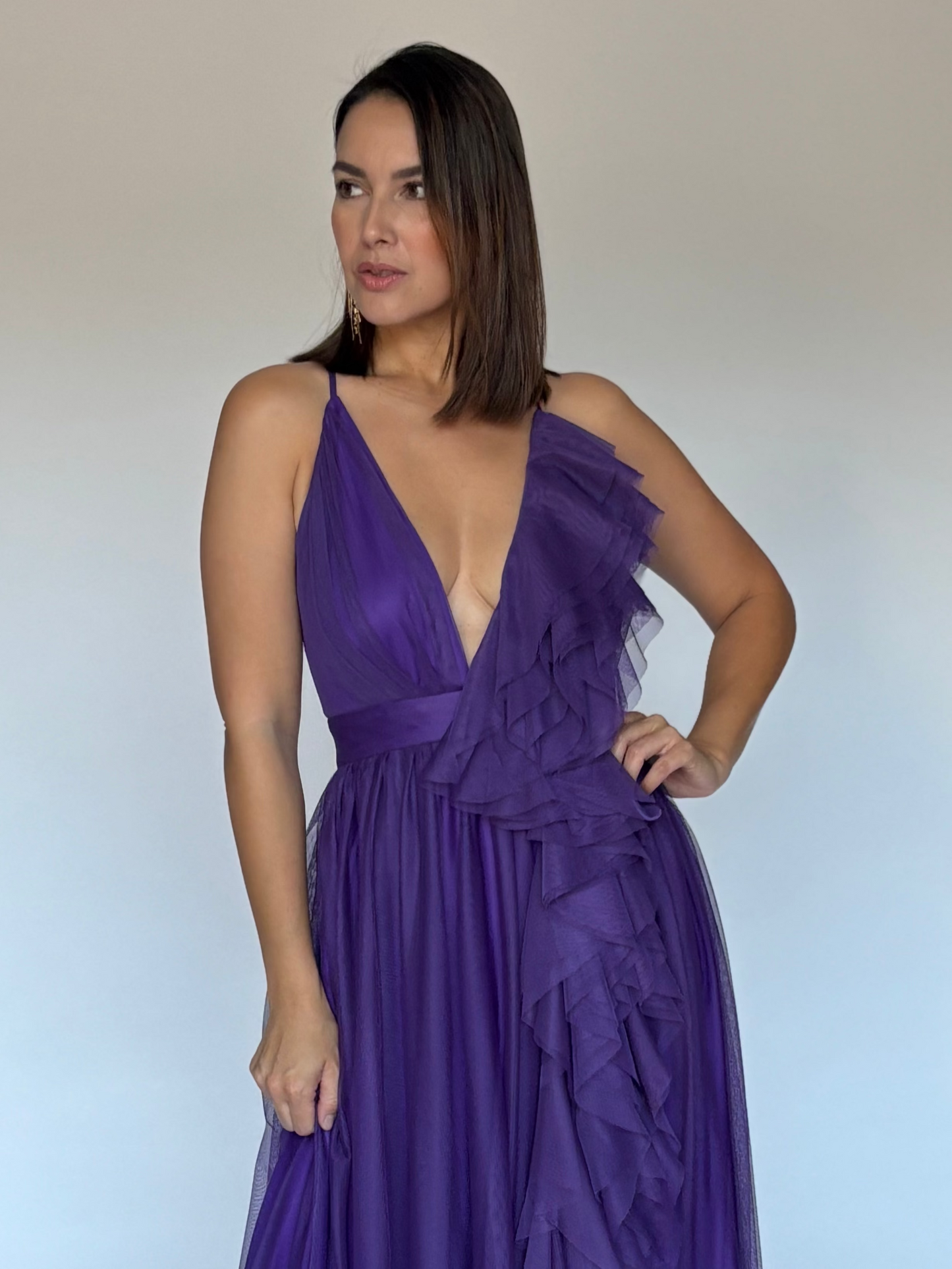 VESTIDO MORADO 507827