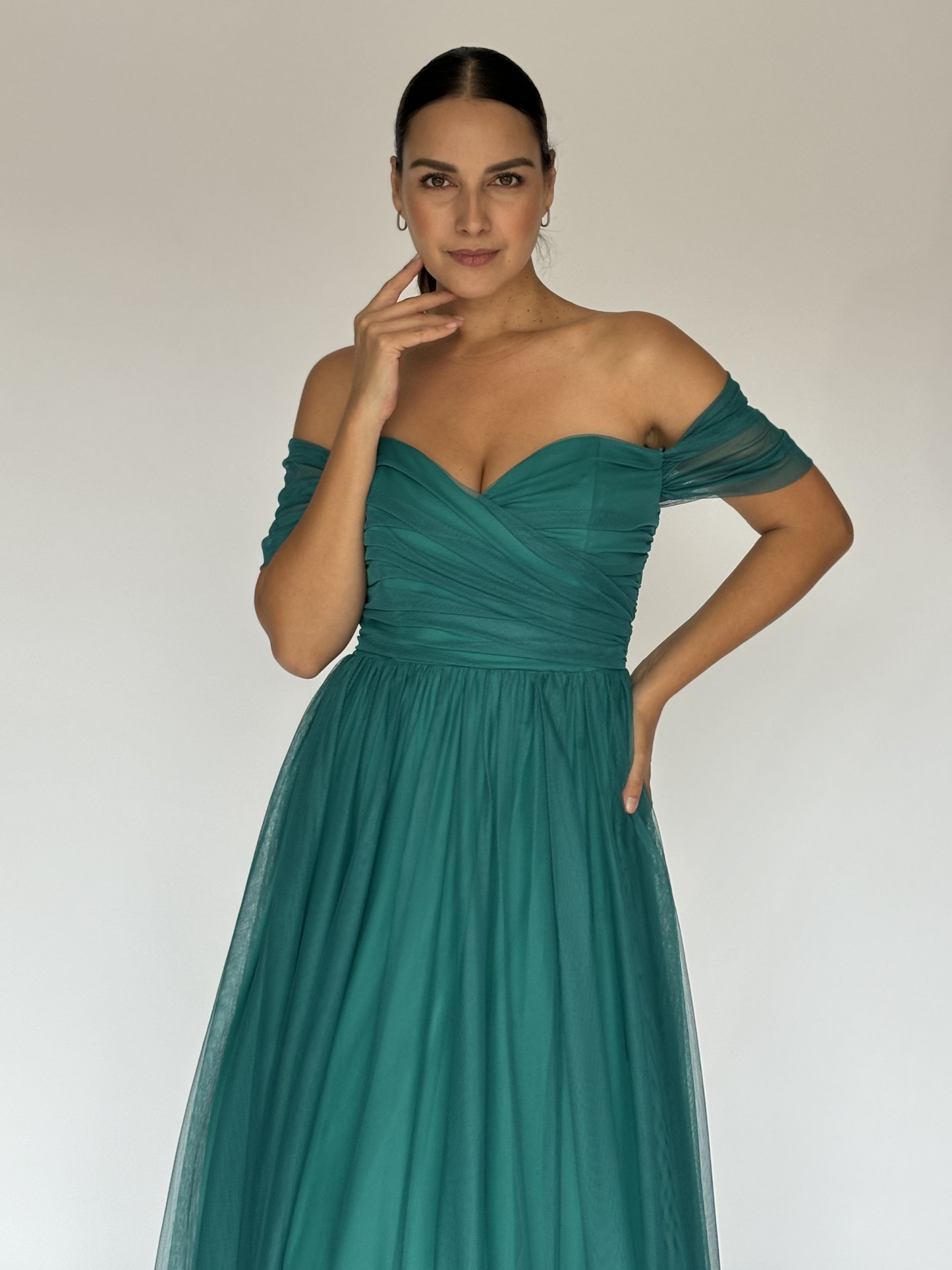 VESTIDO VERDE 50-6536