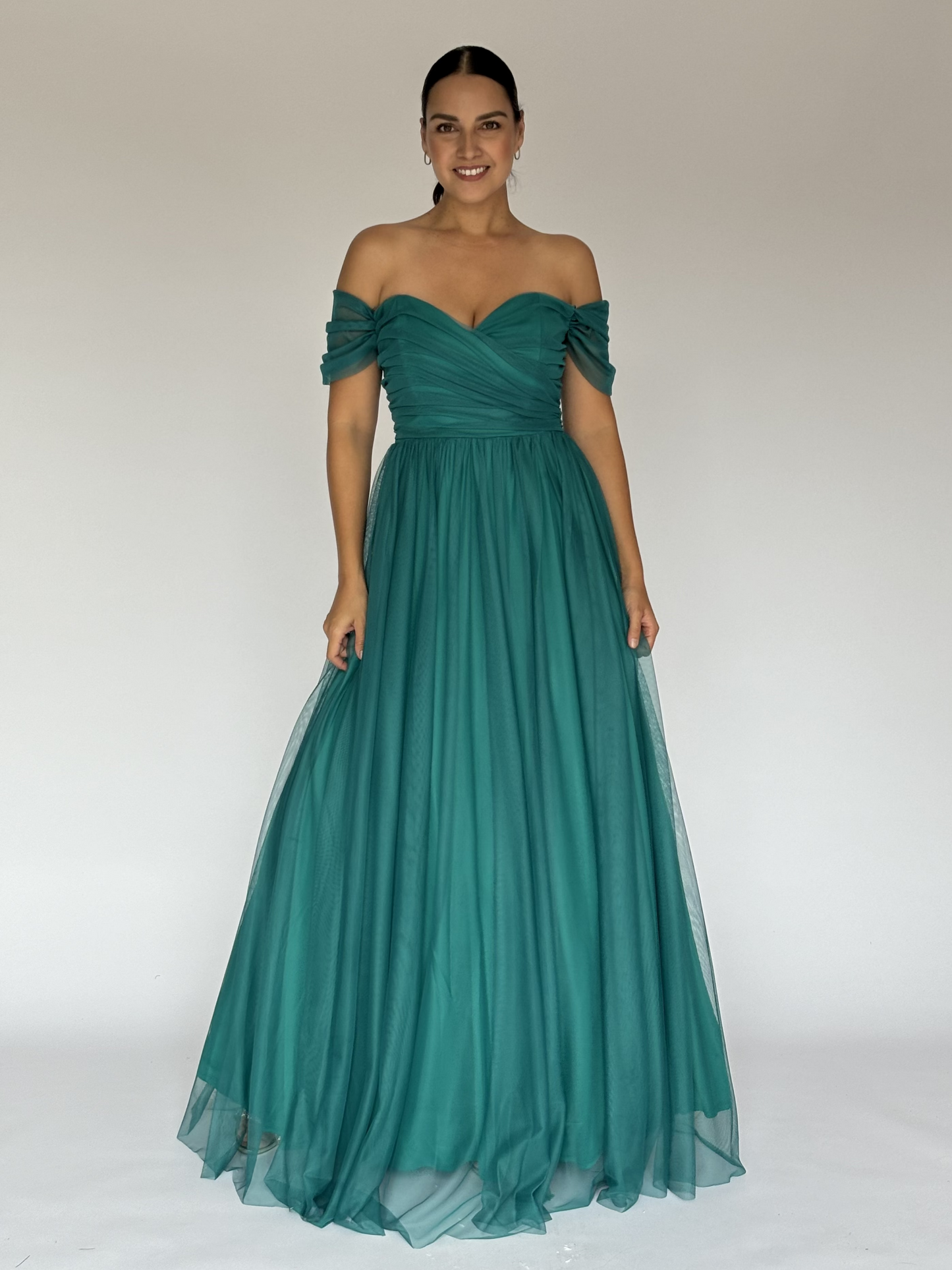 VESTIDO VERDE 50-6536