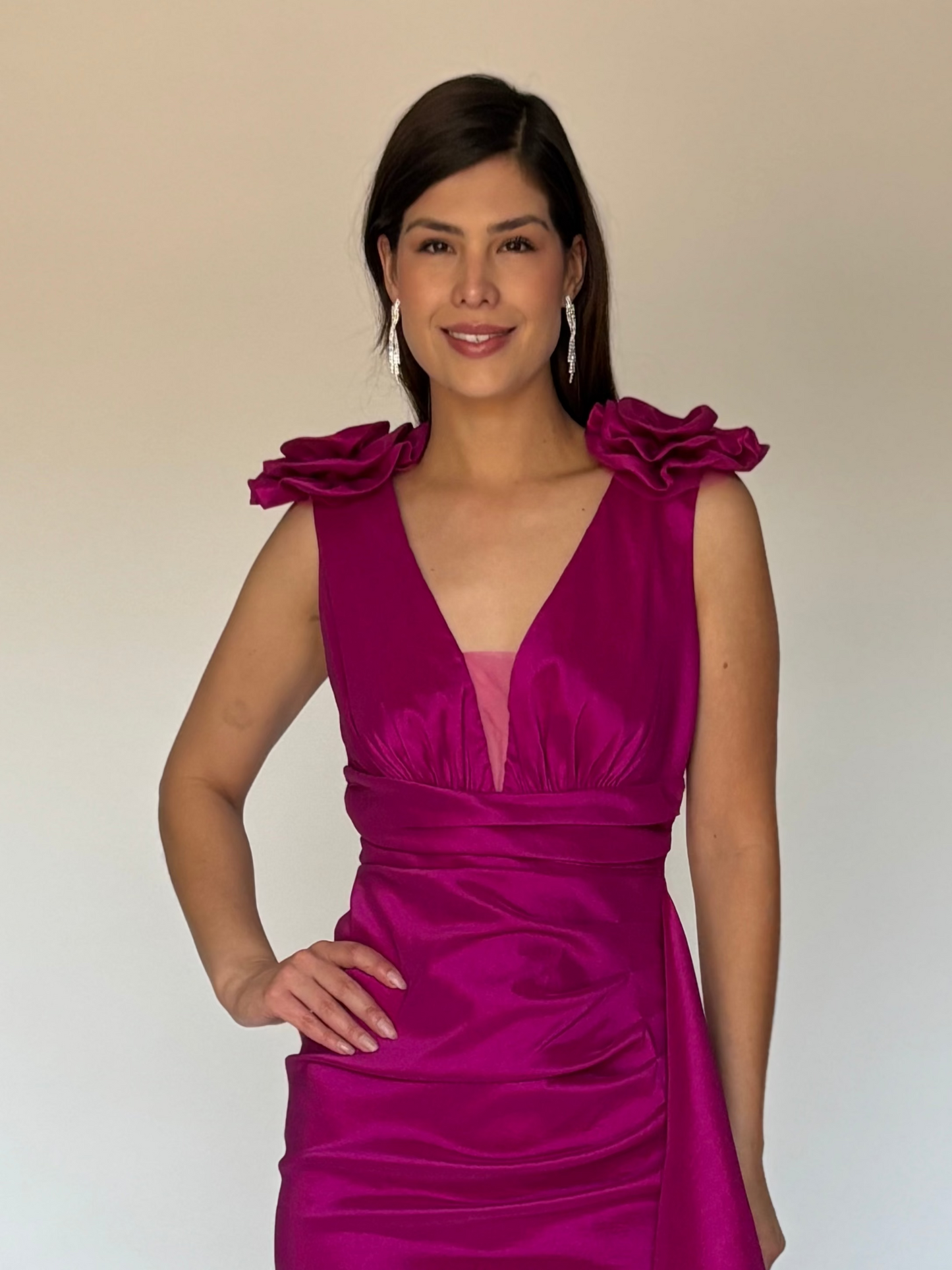 VESTIDO MAGENTA 507820