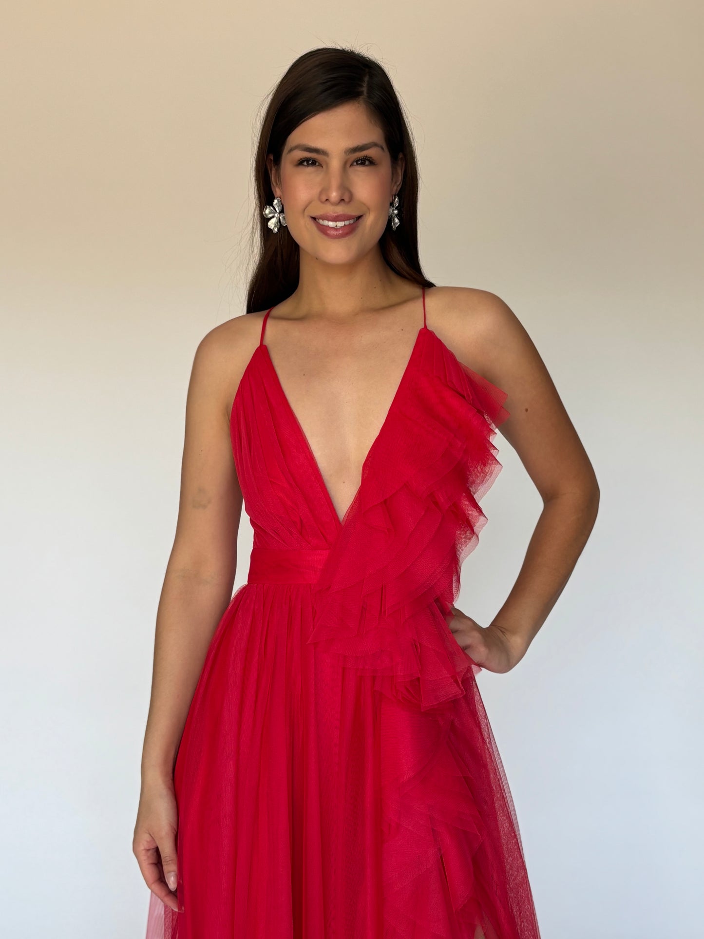 VESTIDO ROJO 507827