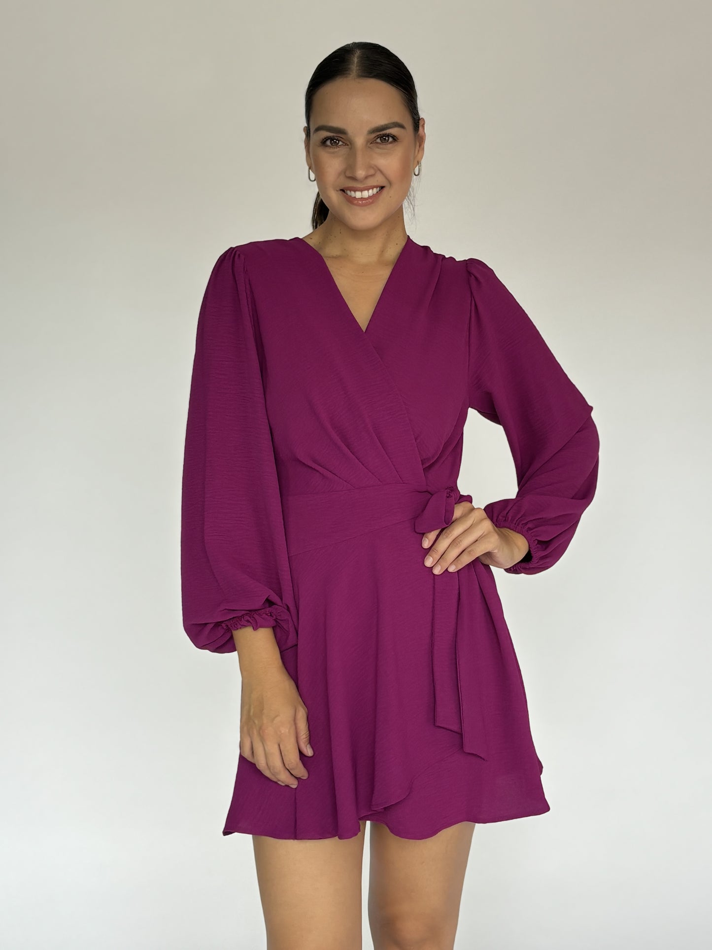 VESTIDO MORADO D8388
