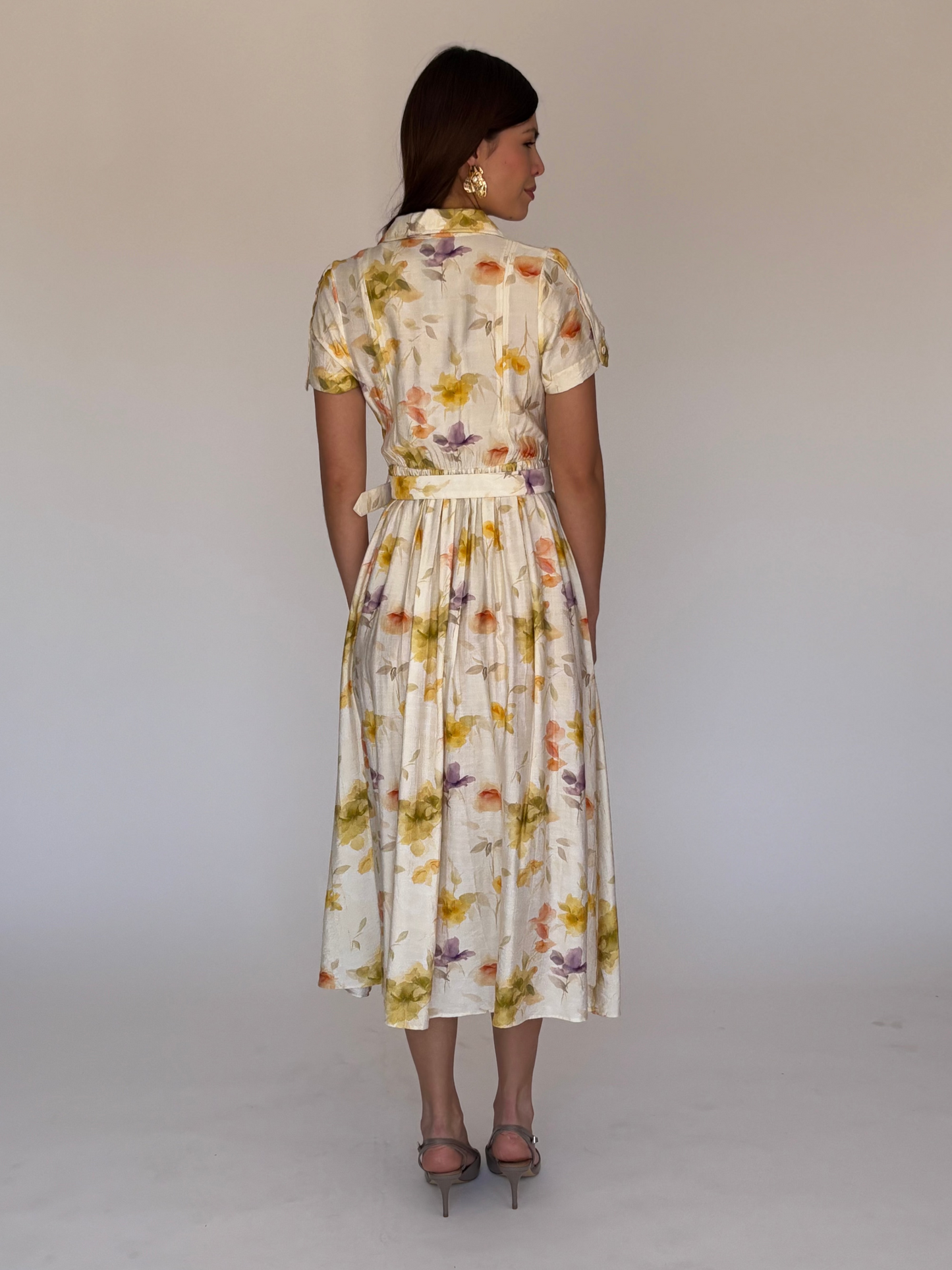 VESTIDO MIDI BEIGE M4061