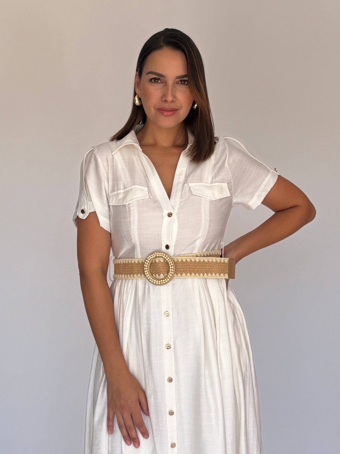 VESTIDO MIDI BLANCO M4171