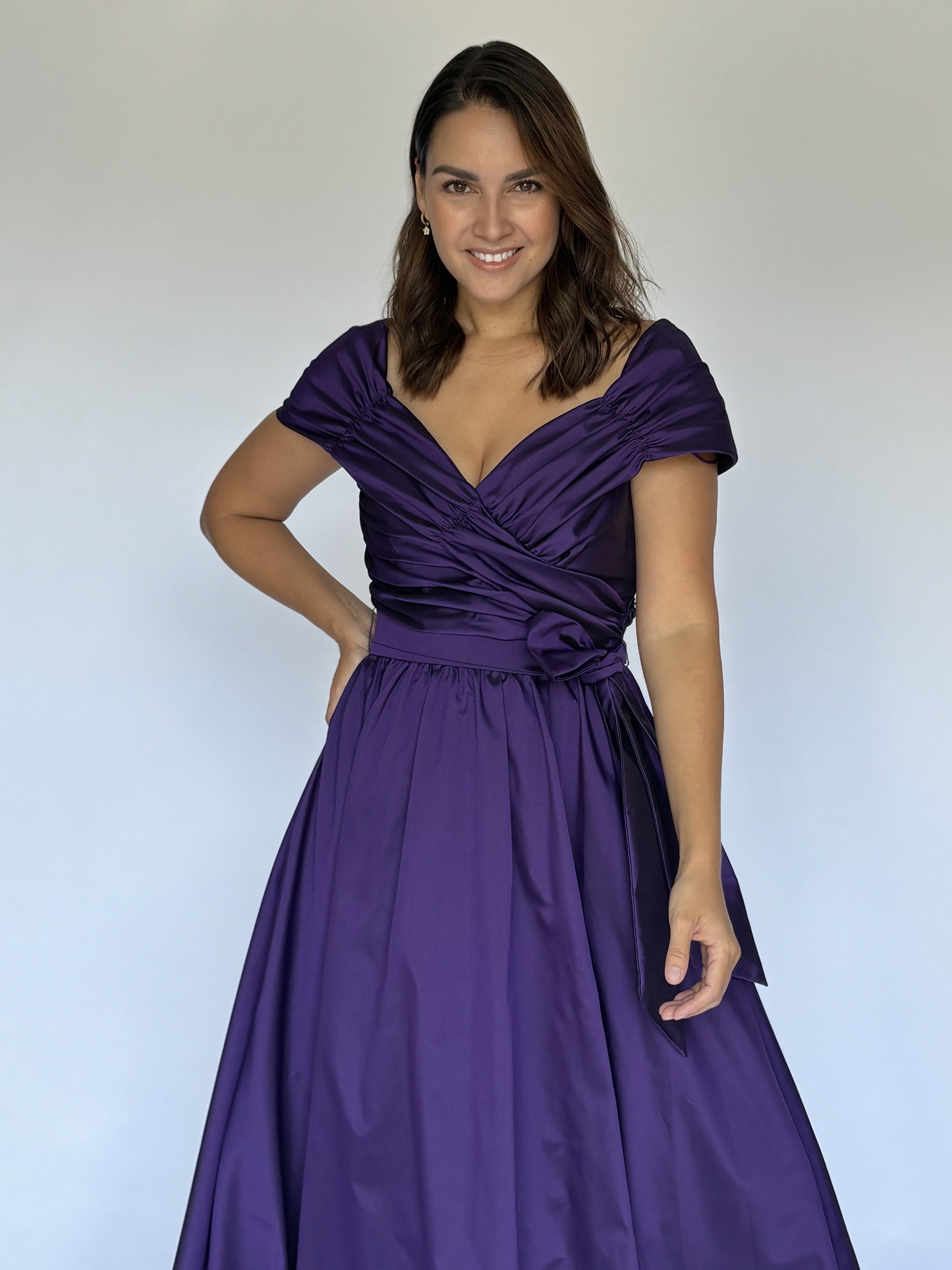 VESTIDO MORADO 50-7800