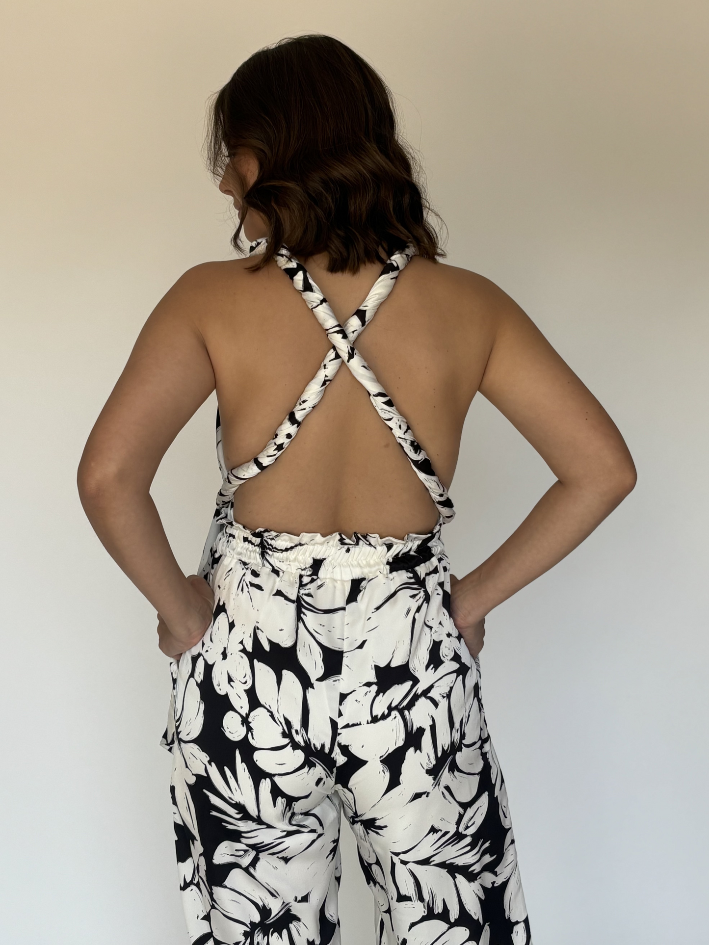 JUMPSUIT BLANCO & NEGRO FR45047