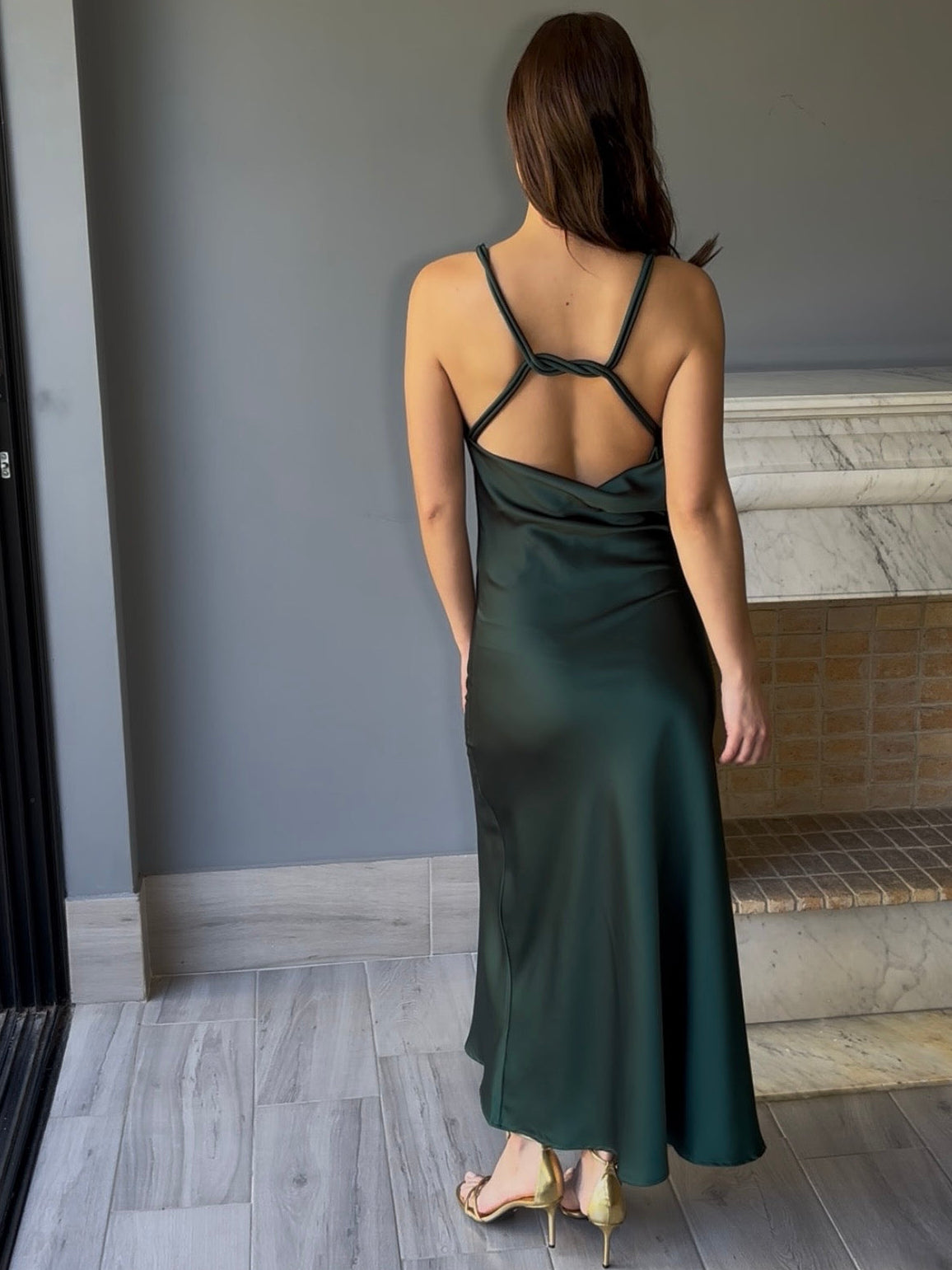 VESTIDO VERDE CP112