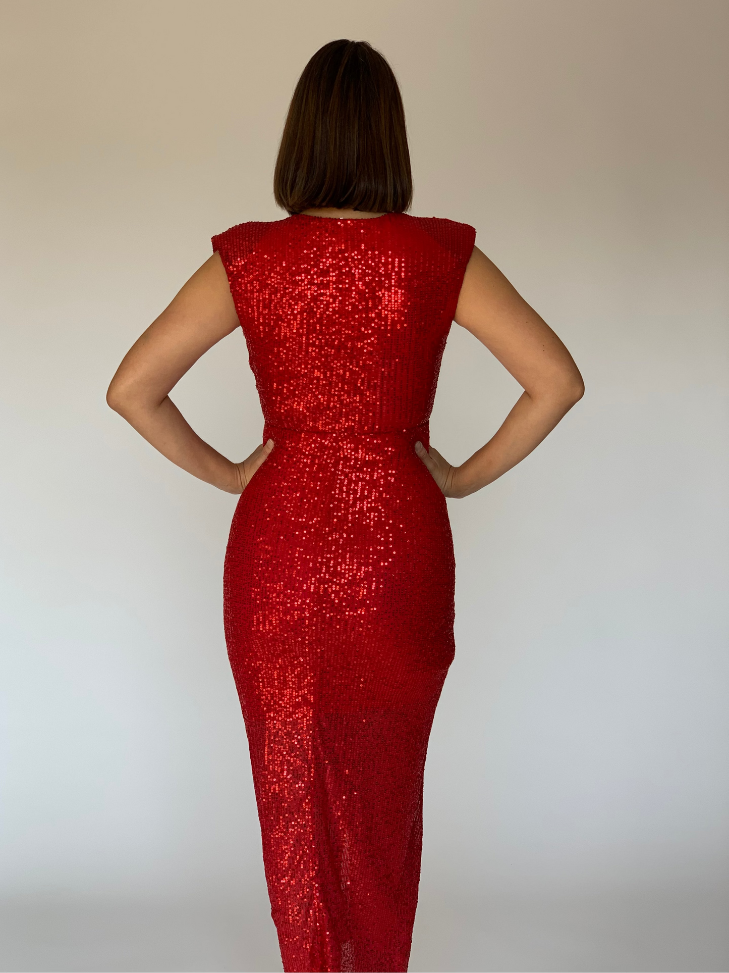 VESTIDO ROJO 12231