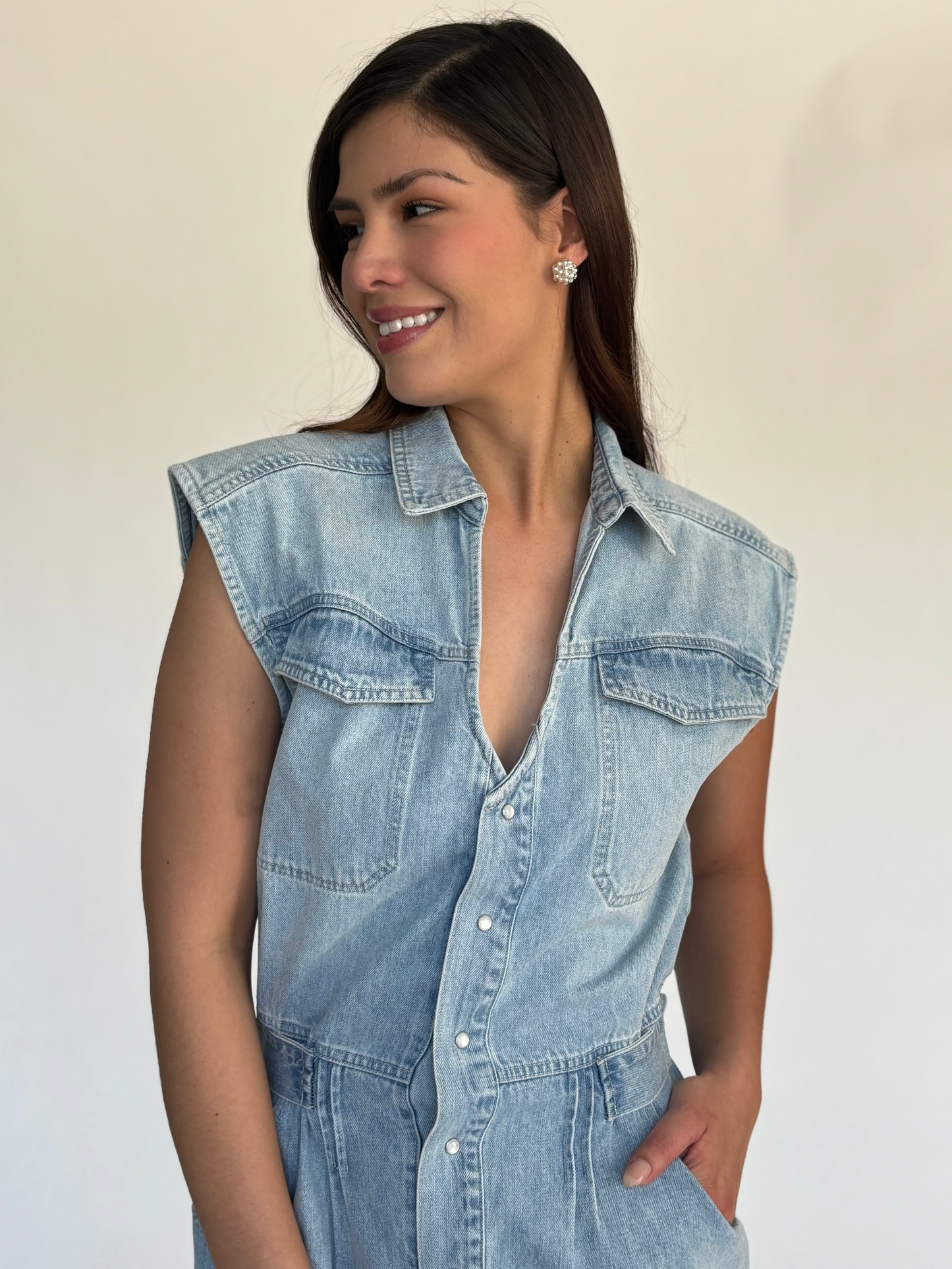 VESTIDO DEMIN CORTO AZUL D05050