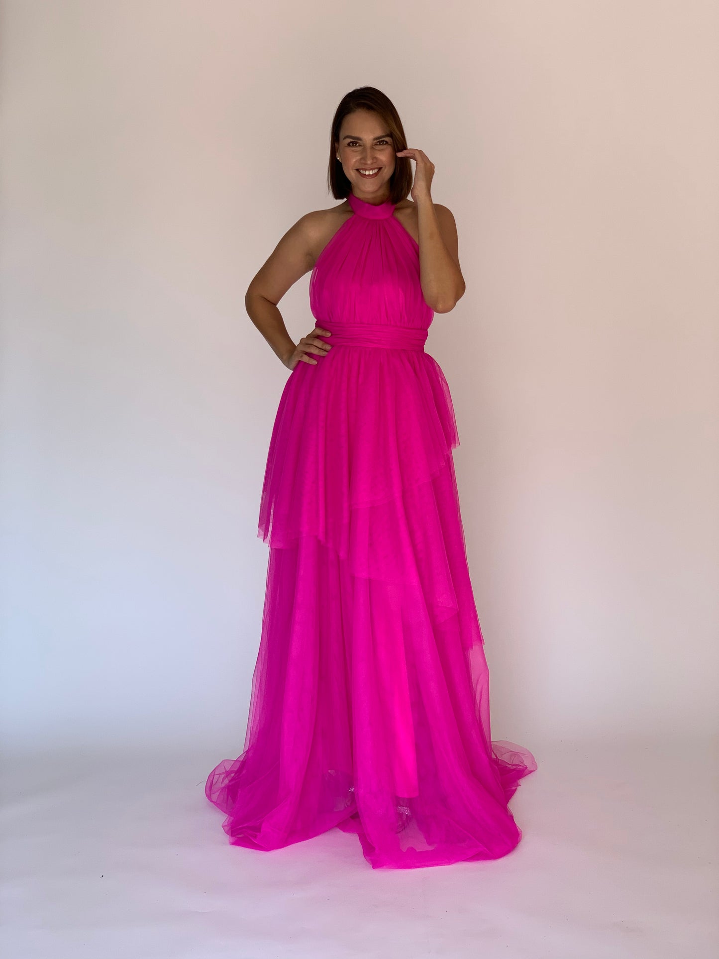 VESTIDO ROSA 8100