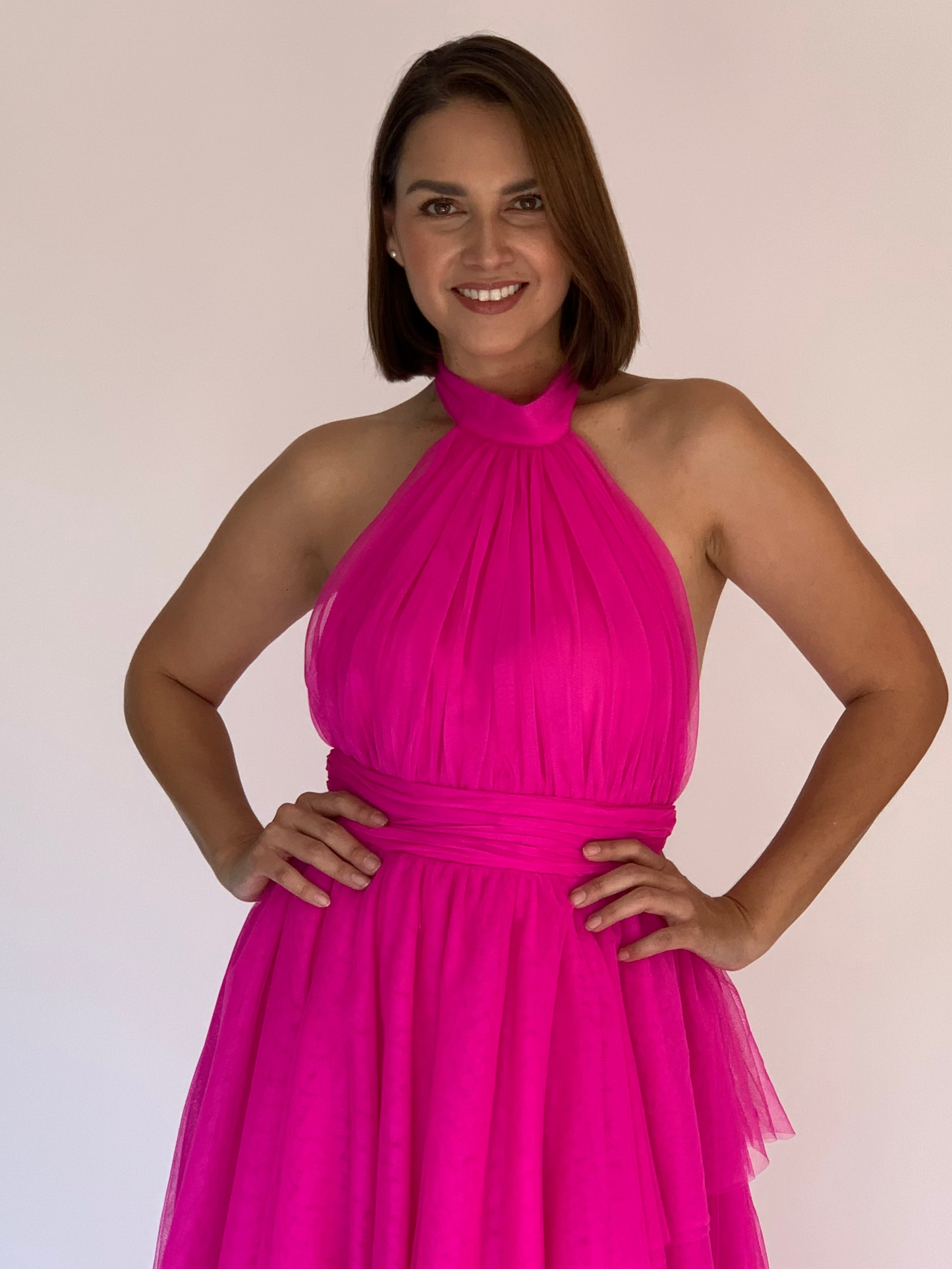 VESTIDO ROSA 8100