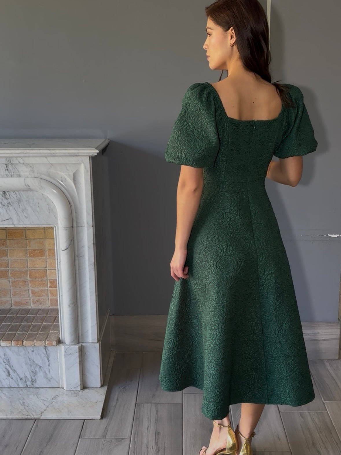 VESTIDO VERDE D20337