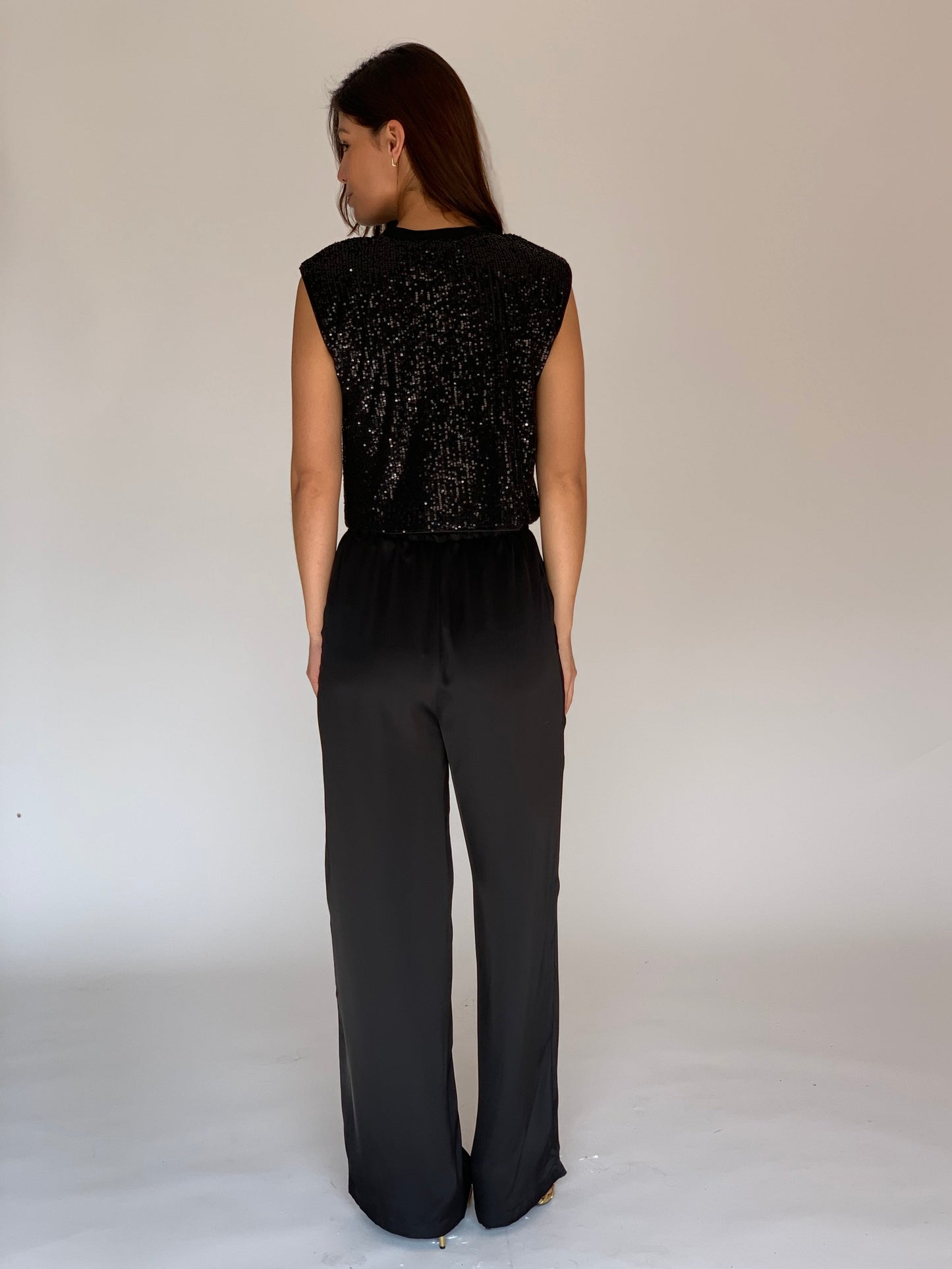 BLUSA NEGRO LENTEJUELA 45483