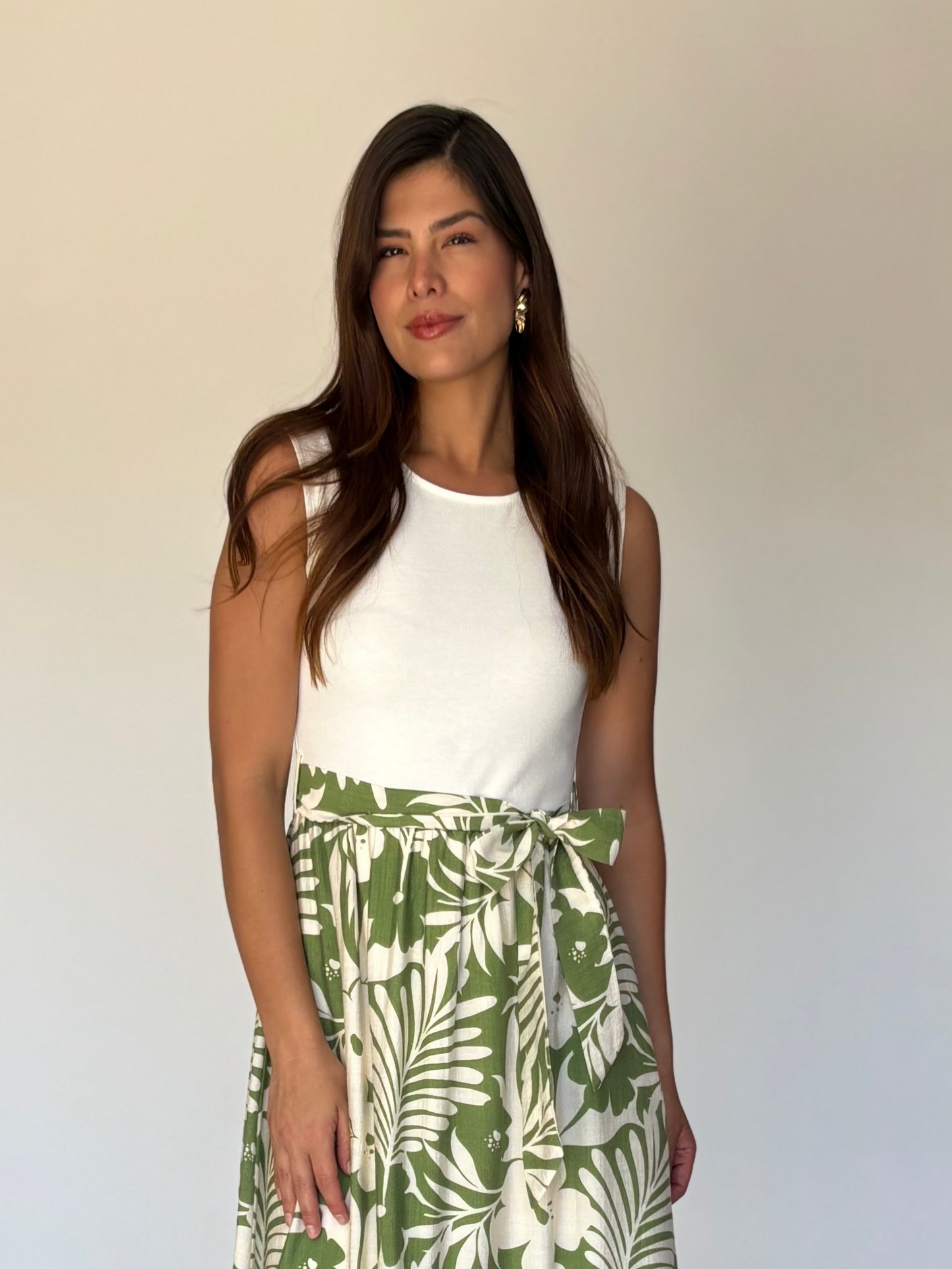 VESTIDO VERDE Y8814