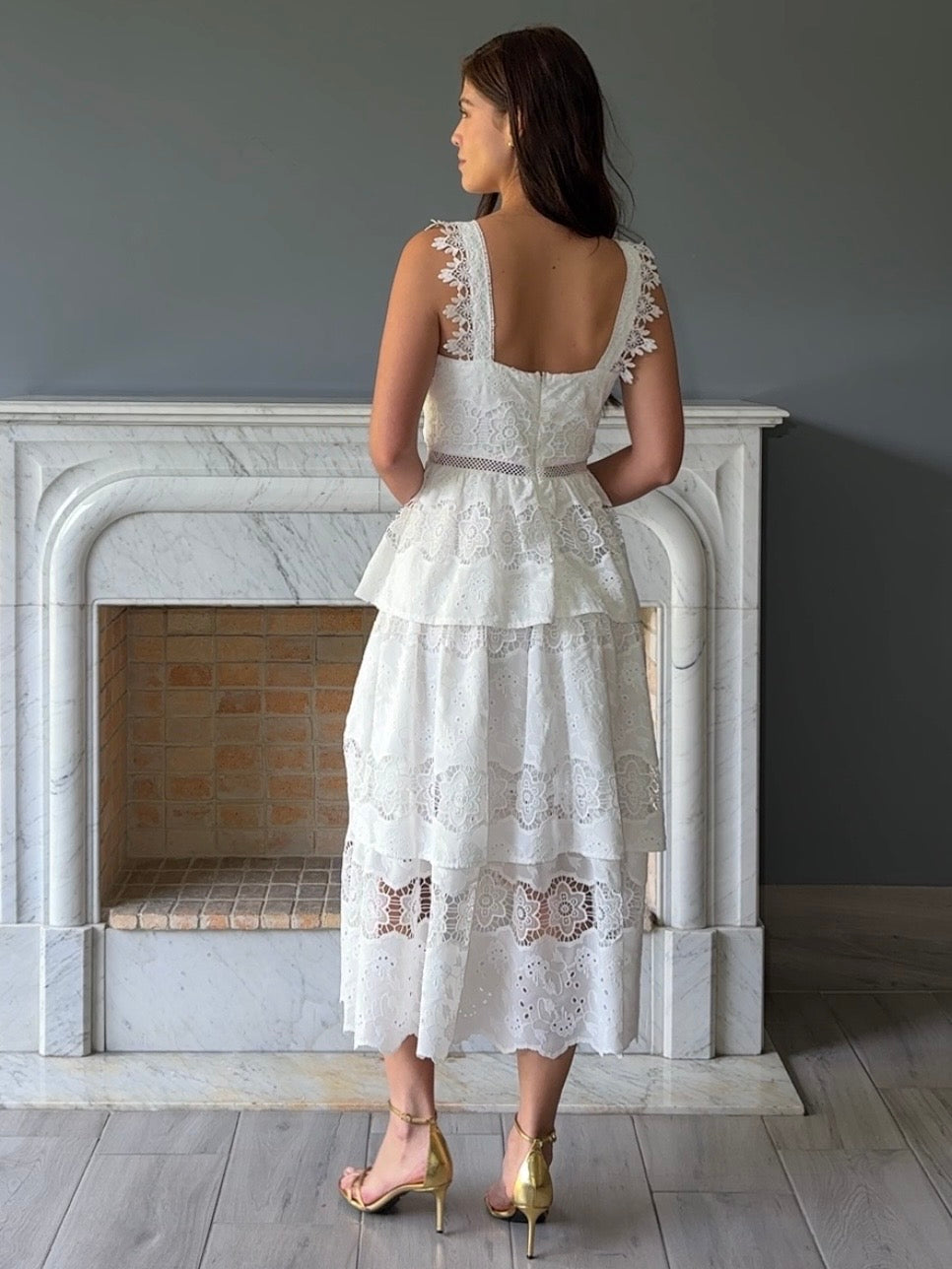 VESTIDO BLANCO 15119