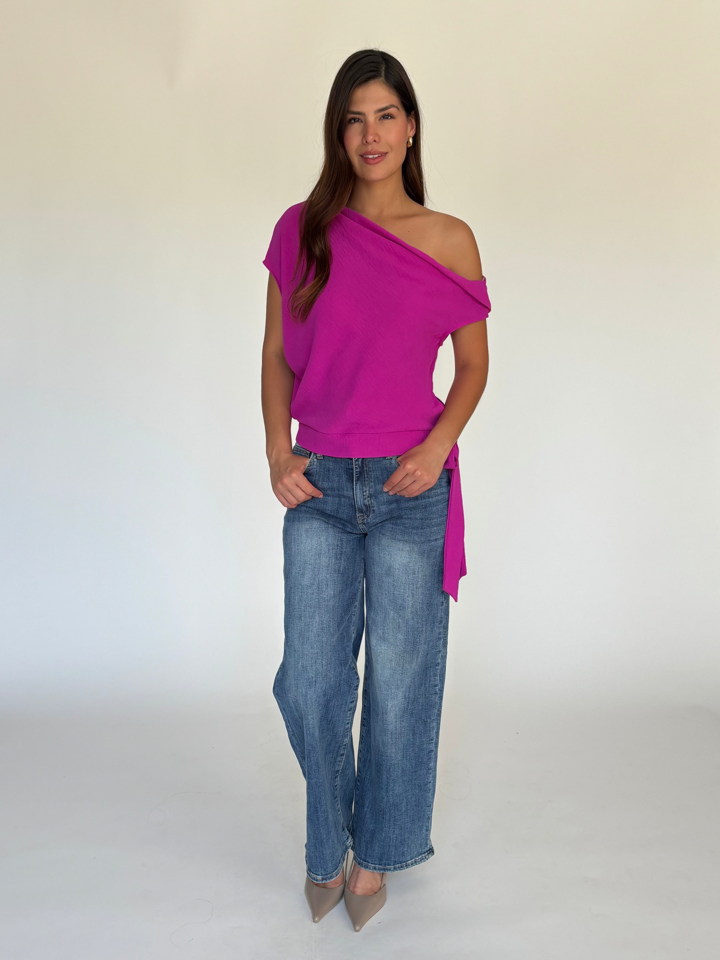 BLUSA MAGENTA T8562