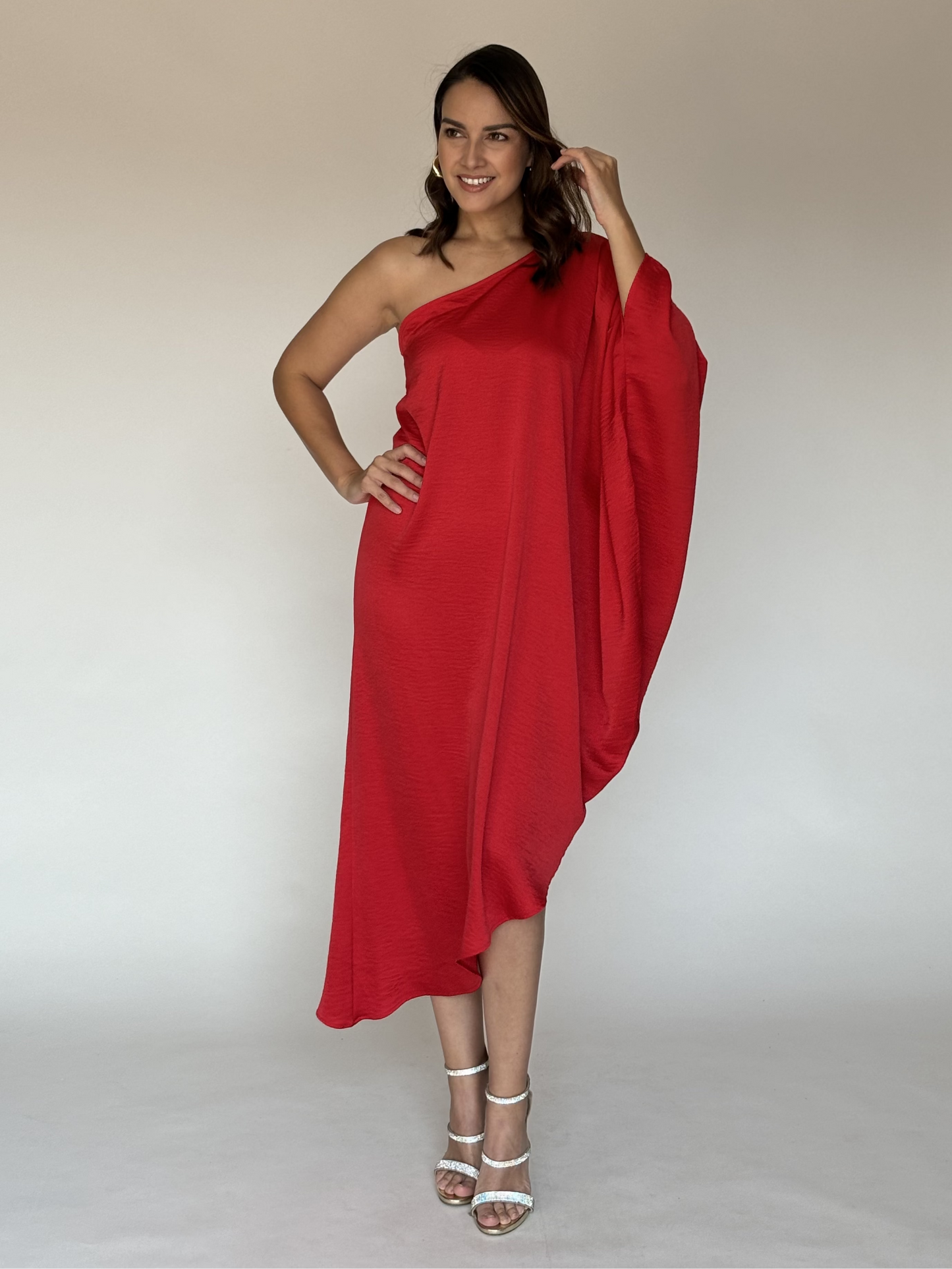 VESTIDO ROJO D6839