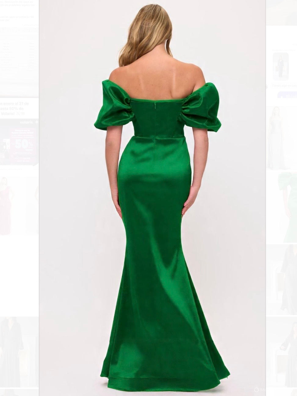 VESTIDO VERDE 507855
