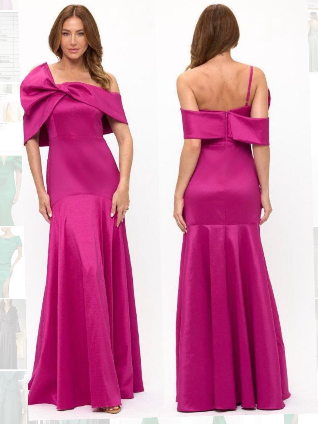 VESTIDO MAGENTA 507866