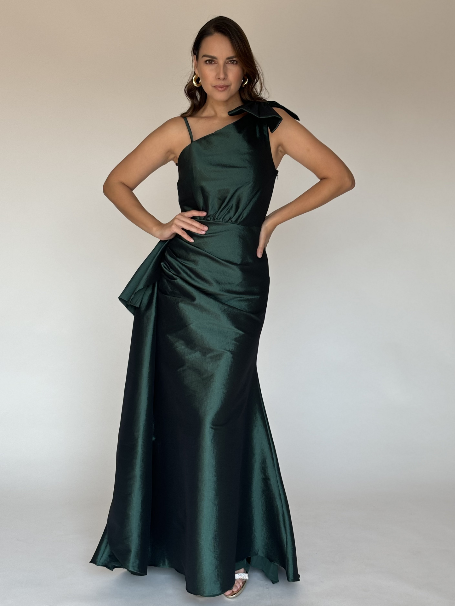 VESTIDO VERDE 11598