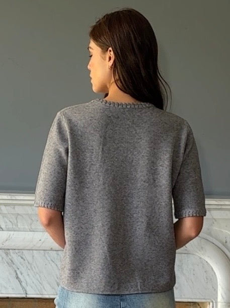 BLUSA SUETER GRIS C252