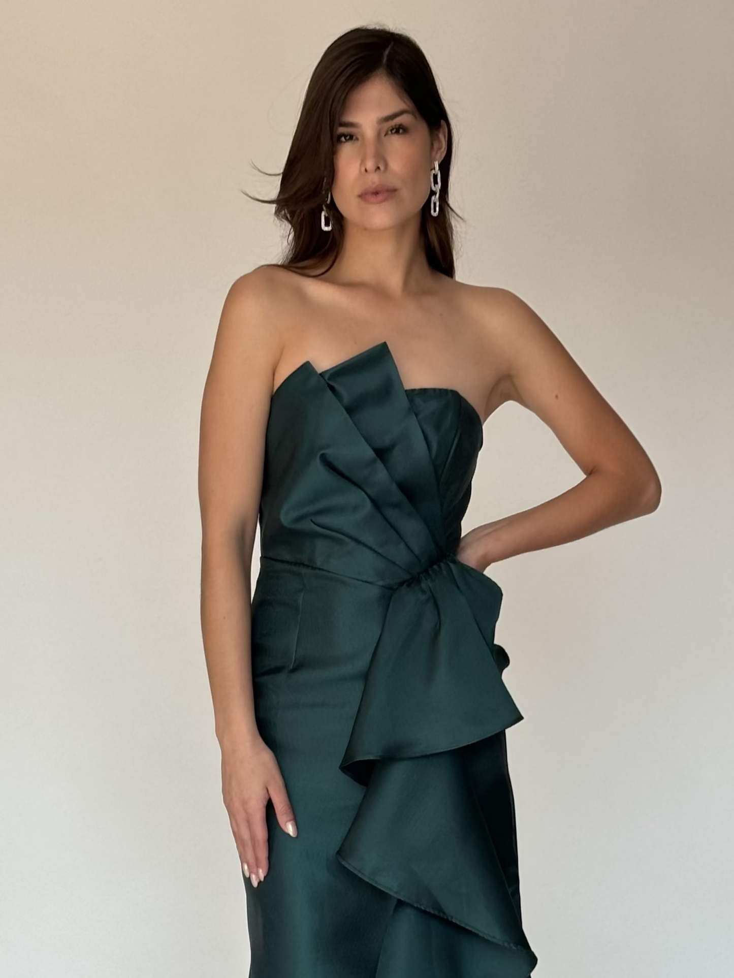 VESTIDO VERDE 22533