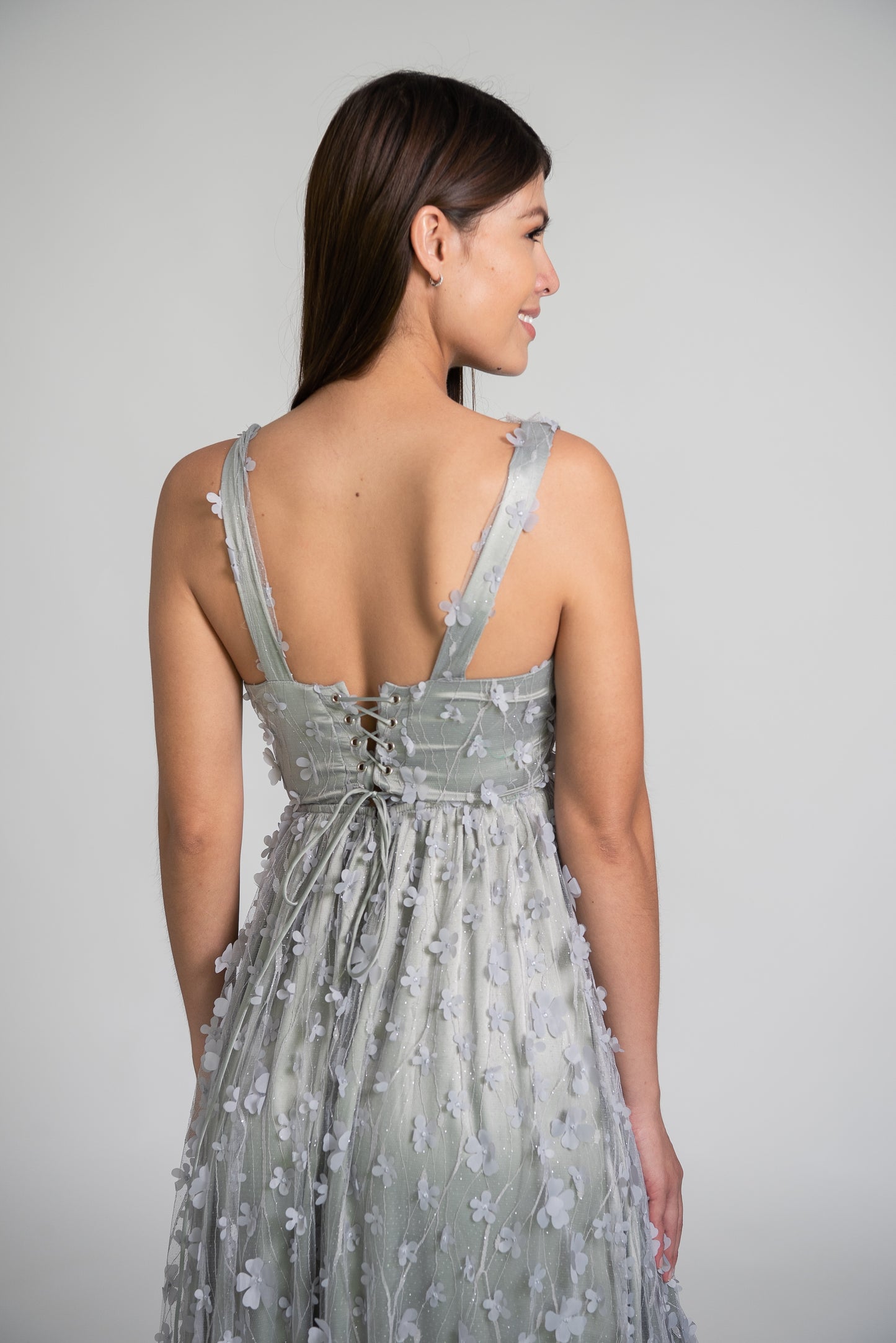 VESTIDO GRIS LD5331