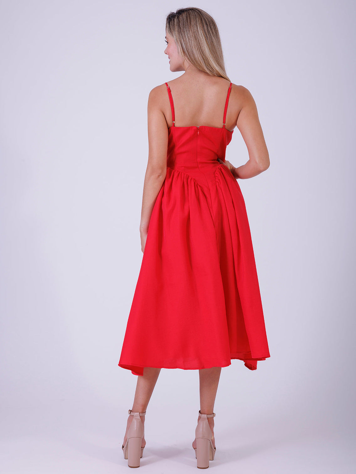 VESTIDO ROJO 13073