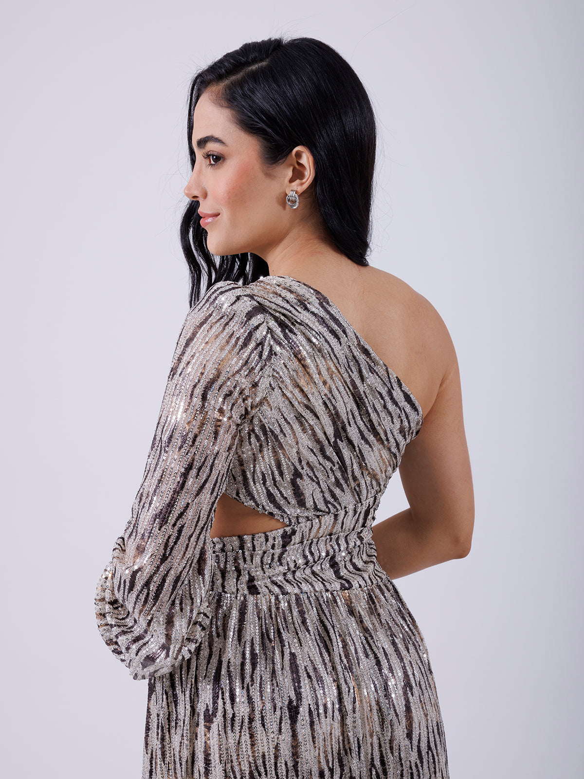 VESTIDO LARGO LENTEJUELA D11988