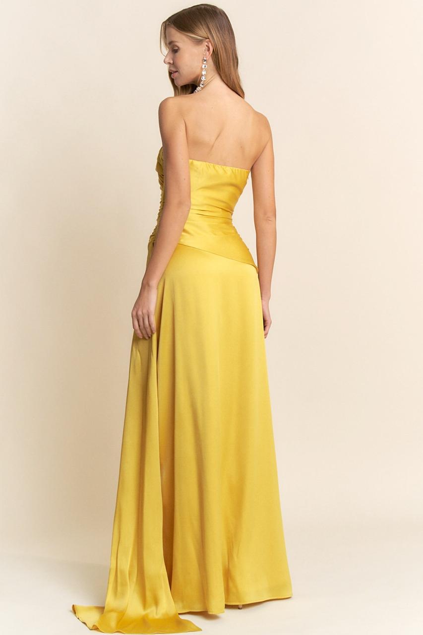 VESTIDO MOSTAZA N2442