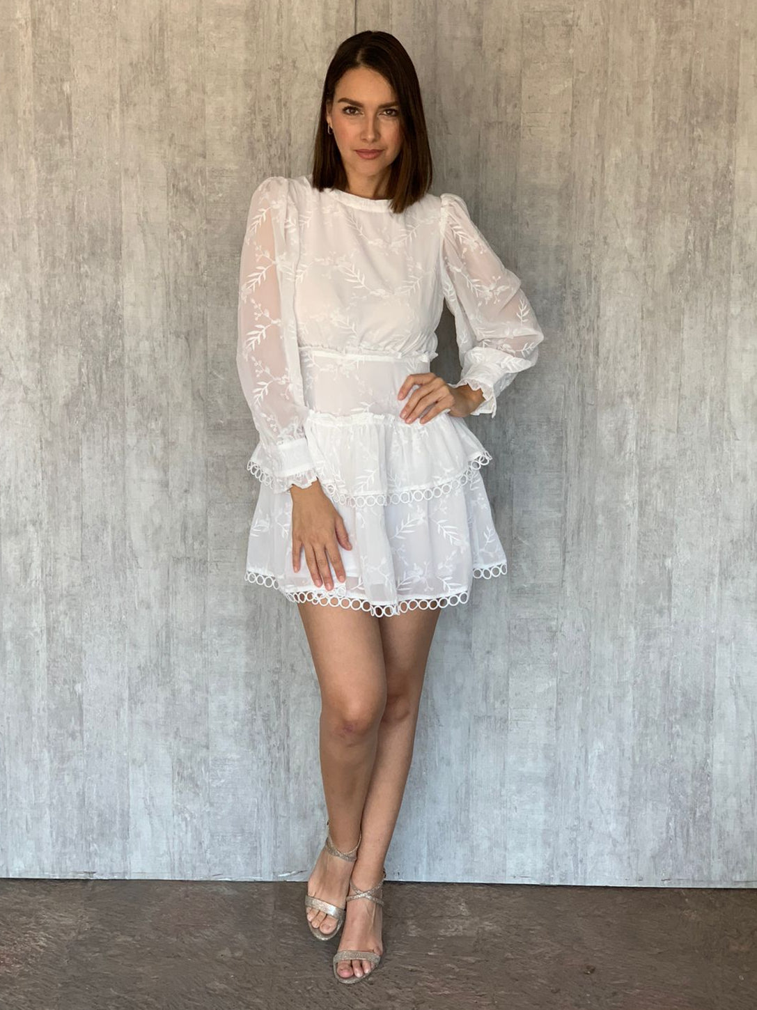 VESTIDO BLANCO 3805