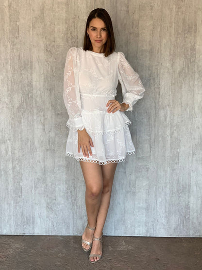 VESTIDO BLANCO 3805