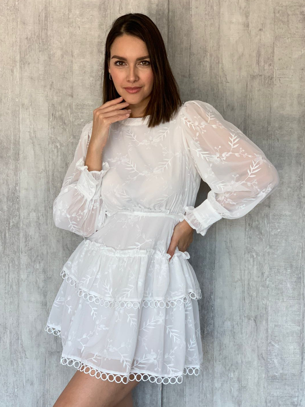 VESTIDO BLANCO 3805