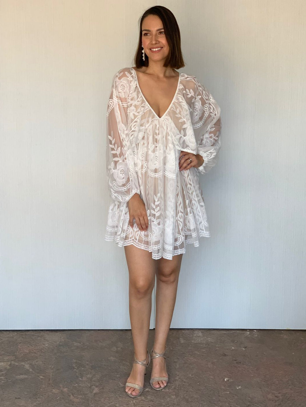 VESTIDO BLANCO 2184
