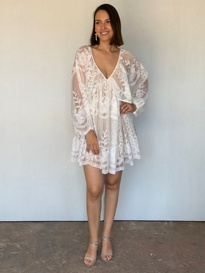 VESTIDO BLANCO 2184