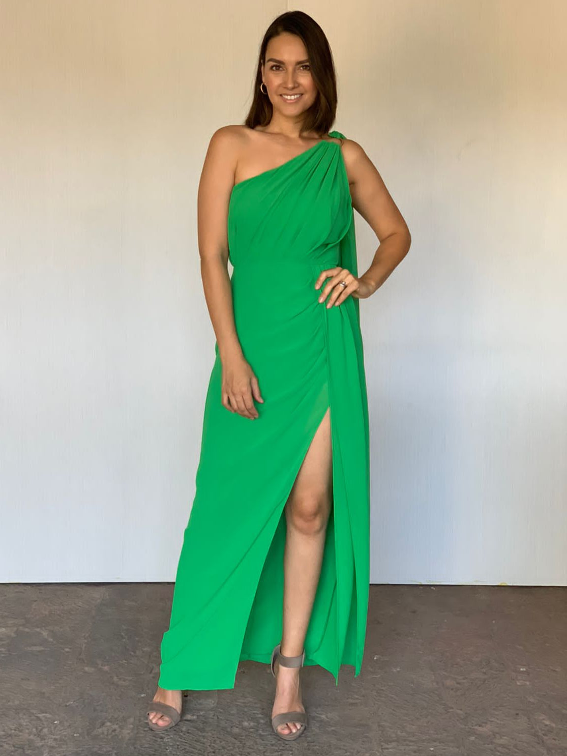 VESTIDO VERDE 9382