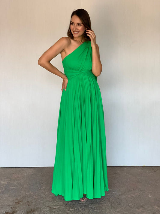 VESTIDO VERDE LD5238
