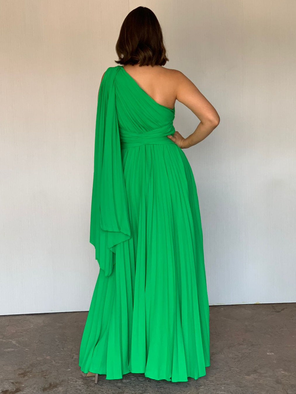 VESTIDO VERDE 9382