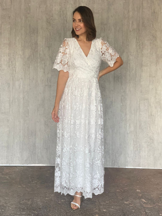 VESTIDO BLANCO 1235