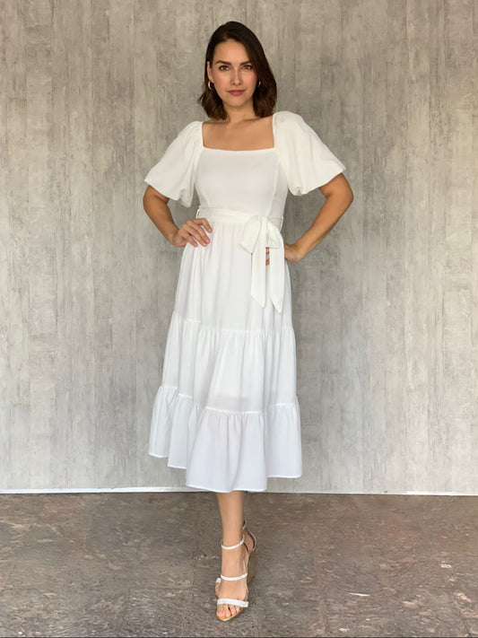 VESTIDO BLANCO Y3817