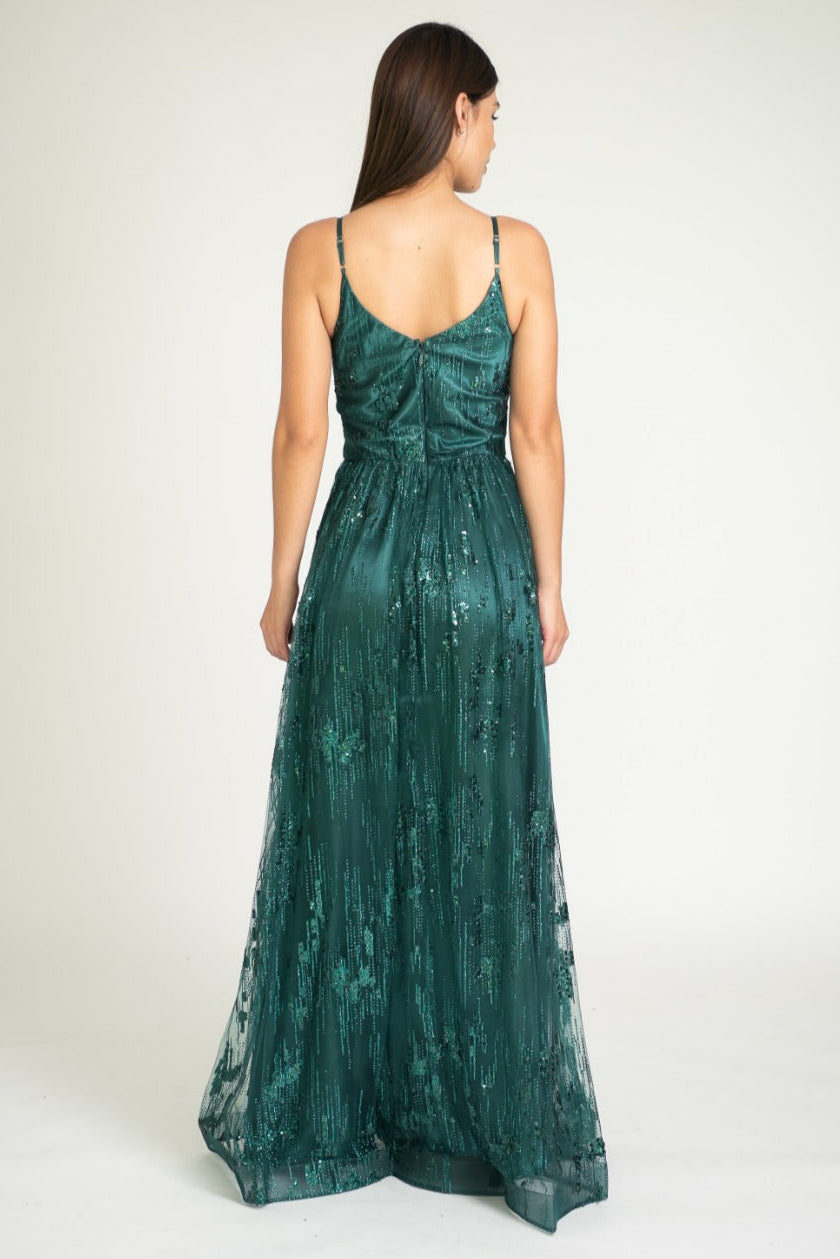 VESTIDO VERDE M21244