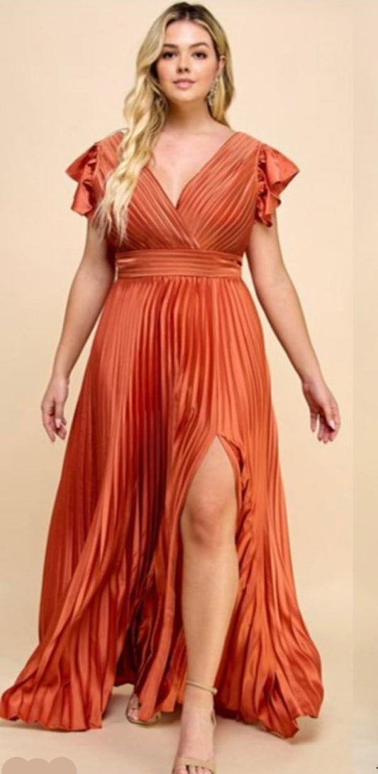 VESTIDO NARANJA 2122P