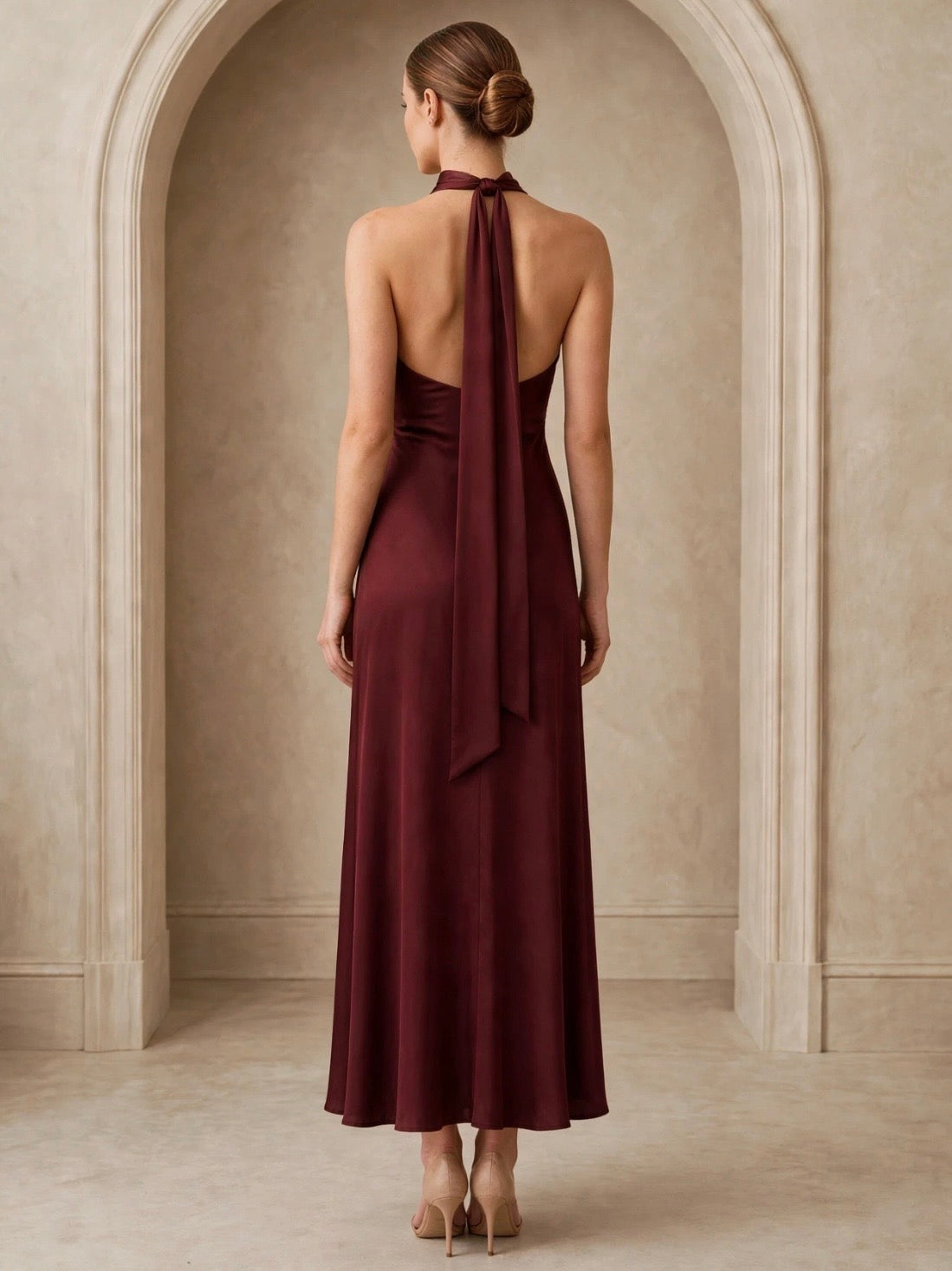 VESTIDO CAFE 14355